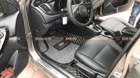 Thảm lót sàn 5D 6D Kia Forte giá gốc tận xưởng, bảo hành trọn đời